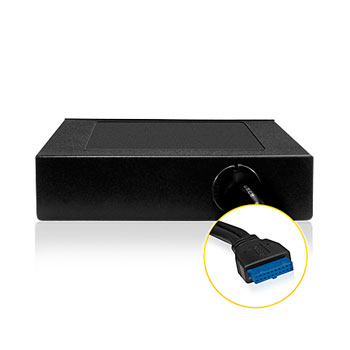 Front 3.5" Bay Card Reader and USB 3.0 Port ICY Box IB-865 : image 2