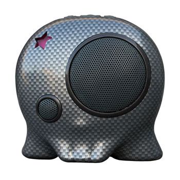 BoomBotix BB2 Carbon Fiber Ultraportable Bluetooth Speaker Weather/Shock Proof 5W RMS