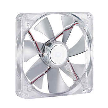 Cooler Master BC Series Fan - Transparent + Red LED : image 1