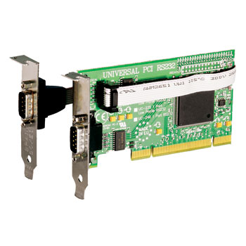 Brainboxes IS-250  Intashield Low Profile PCI 1 + 1 x RS232 Serial Card