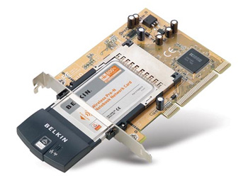 Belkin PCI Adapter and Wireless Notebook Adapter : image 1