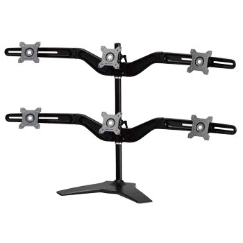 ScanFX TS746A 6 Screen Monitor Desk Stand 15" to 24" : image 1