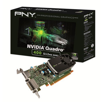 PNY Nvidia Quadro 400 Graphics Card - 512MB