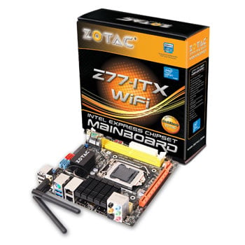 Zotac Z77ITX-A-E Intel Z77 Socket 1155 Mini ITX Motherboard