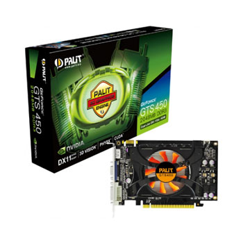 Palit Geforce Gts 450 Gddr3 Nvidia Graphics Card 2gb Ln Neas450nhd41 Scan Uk