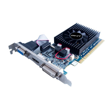 PNY NVIDIA GT 610 Low Profile Compatible Graphics Card 1GB