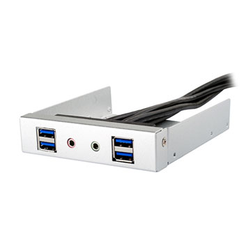 Silverstone FP32S-E 3.5" Silver Front IO Module with USB 3.0