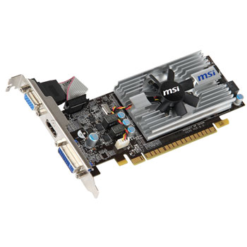 MSI GeForce GT 620 Low Profile Compatible Graphics Card - 1GB LN45236 ...