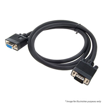 VGA Cable SVGA (Male to Female) with Tri Coax - Quality EX-255