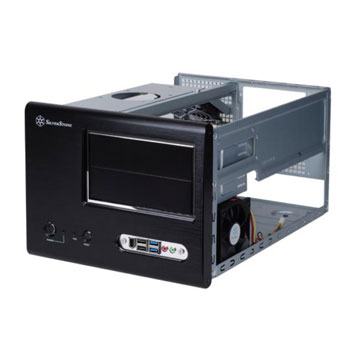 SilverStone SUGO SG02B-F HTPC behuizing Zwart | 2x USB-A
