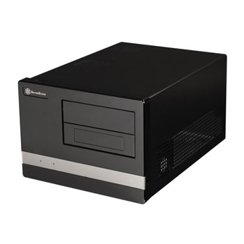 Image of Silverstone SG02B-F USB3.0 Sugo Black Cube Quiet micro-ATX/ITX Case