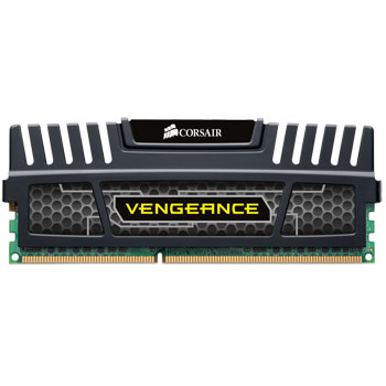 Corsair Memory Vengeance Jet Black 8GB DDR3 PC3-12800 (1600) CAS9-9-9-24 XMP Dual Channel Desktop : image 2