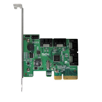 Highpoint 4 Port SATA 3 RAID Card RR640 PCI Express : image 1