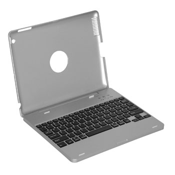 Bluetooth Keyboard & Case for New Ipad/Ipad3/4 Silver - Macbook Look!