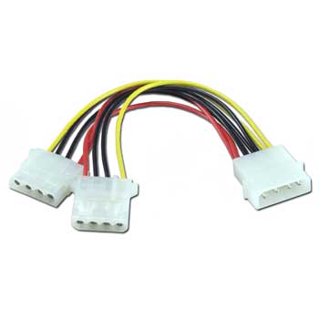 Molex to Molex Power Splitter Cable Internal : image 1