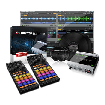 Native Instruments Traktor Scratch A6 & 2 x Traktor Kontrol F1 Bundle