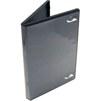 DVD Double Media Case Charcoal/Black (Holds Two DVD/CD) : image 1