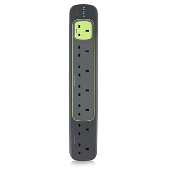 Belkin Conserve Smart AV Energy Saving 7 Plug Power Strip With Surge Protection : image 1