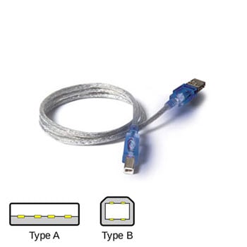 Belkin CU1001Laed06 USB2 Lighted Blue LED Cable 1.8m : image 1