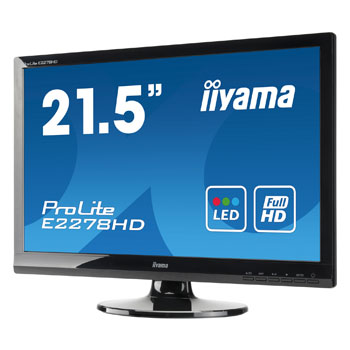 iiyama ProLite E2278HD 21.5" LED Monitor with TN Panel : image 3