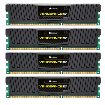 Corsair Memory Vengeance Black Low 32GB DDR3 1600MHz CAS 10 XMP Dual Channel - CML32GX3M4A1600C10 | SCAN UK