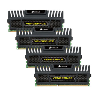 Corsair X79 Memory Vengeance Jet Black 32GB DDR3 1600 MHz CAS 9 XMP Quad Channel Desktop