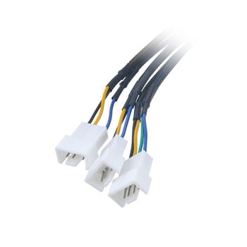 AK-CBFA06-30 PWM fan splitter cable for 3 fans from 1 PWM port powered by SATA : image 3