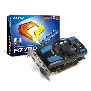 Amd Graphics Msi Hd 7750 1gb Ddr5 MSI Power Edition OC Radeon HD
