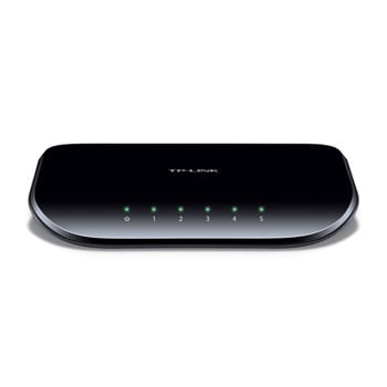 TP-LINK 5 Port Gigabit 10/1000 Desktop Switch Black