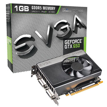 EVGA GeForce GTX 650 NVIDIA Graphics Card - 1GB