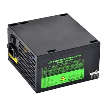CiT 500W Builder Black ATX PSU