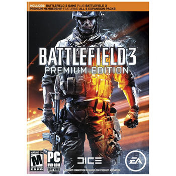 BF3 Premium Edition 2x DVD Full Game with Multiplayer head start kit + All 5 Expansion packs