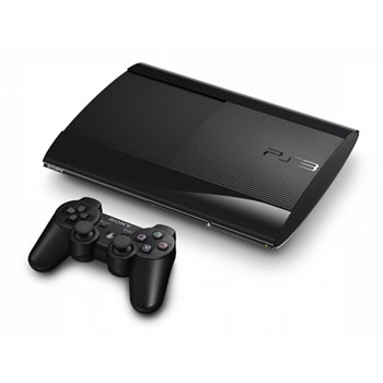 Super Slim PS3 4000S 500GB Black Gaming Console - 3D Ready
