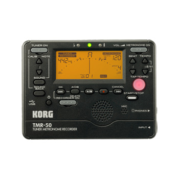Korg TMR-50BK Guitar Tuner- Black