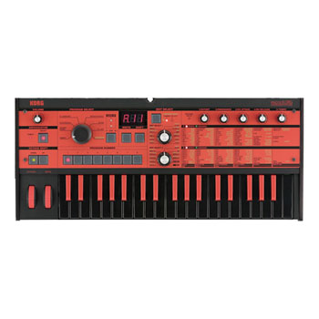 Korg MicroKorg 37 Note Synthesizer/Vocoder - LIMITED EDITION - BLACK/RED
