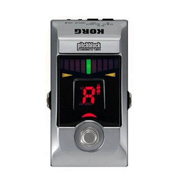 Korg PITCHBLACK Chromatic Tuner - Chrome