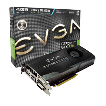 EVGA GTX 670 FTW+ c/w Backplate NVIDIA Graphics Card - 4GB