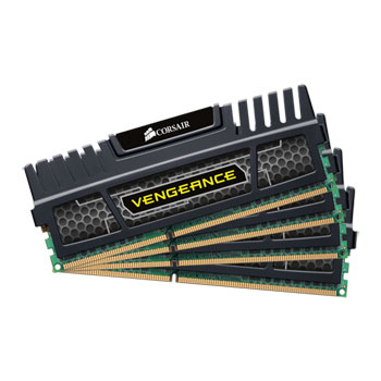 Corsair Memory Vengeance Jet Black 16GB DDR3 2400 MHz CAS 10-12-12-31 Dual Channel Desktop