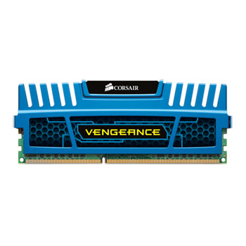 Corsair Memory Vengeance Blue 8GB DDR3 1600 MHz CAS 10-10-10-27 Dual Channel Desktop : image 1