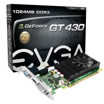 EVGA NVIDIA GT 430 Graphics Card - 1GB