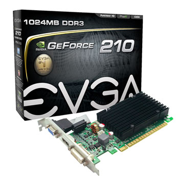 EVGA GeForce G 210 NVIDIA Graphics Card - 1GB