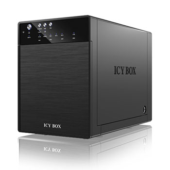 External 4x JBOD enclosure with eSATA and USB 3.0 from IcyBox IB-3640SU3