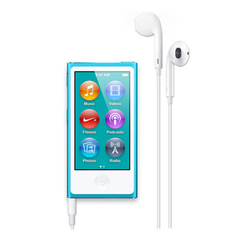 16GB Apple MD477QB/A iPod nano Blue Latest Model LN47929 ...
