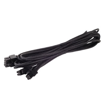Silverstone 750mm 8-pin to 8-pin Cable - Black : image 1