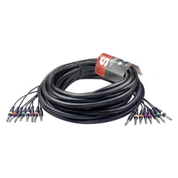 15M Stagg MultiCore 8xJack-Jack Loom (Stereo) : image 1