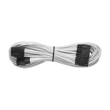 Individually Sleeved RM/ AX(i)1200i/860i/760i ATX 24pin Cable (Gen 2), WHITE