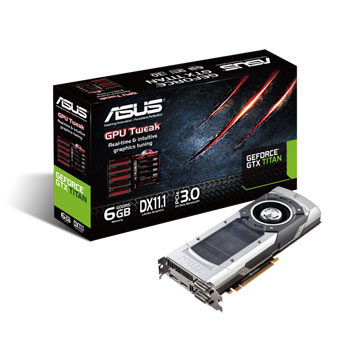 FREE DELIVERY ASUS GeForce GTX Titan Graphics Card - 6GB - FREE DELIVERY
