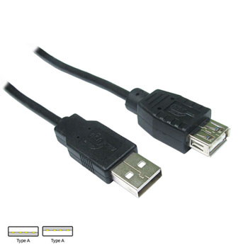 Xclio USB2.0 Extension Cable Type A Male to Type A Female 1.8 Metre