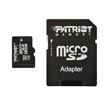 Patriot 32GB Micro-SDHC Memory Card - PSF32GMCSDHC10