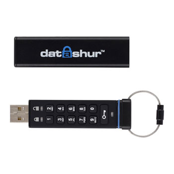 iStorage IS-FL-DA-256-4 datAshur 256-bit 4GB USB Pendrive : image 1
